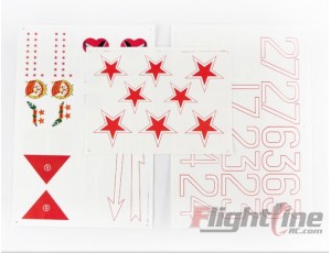 Flightline 1.1M La-7 Decal Sheet